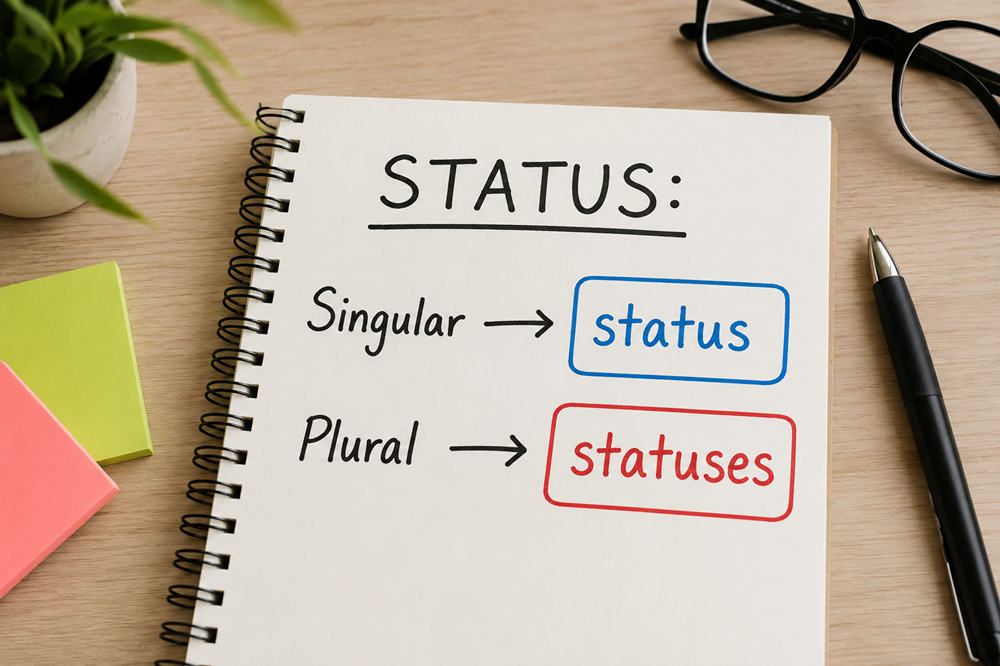 Status plural form