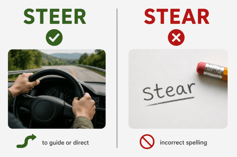 Steer or stear